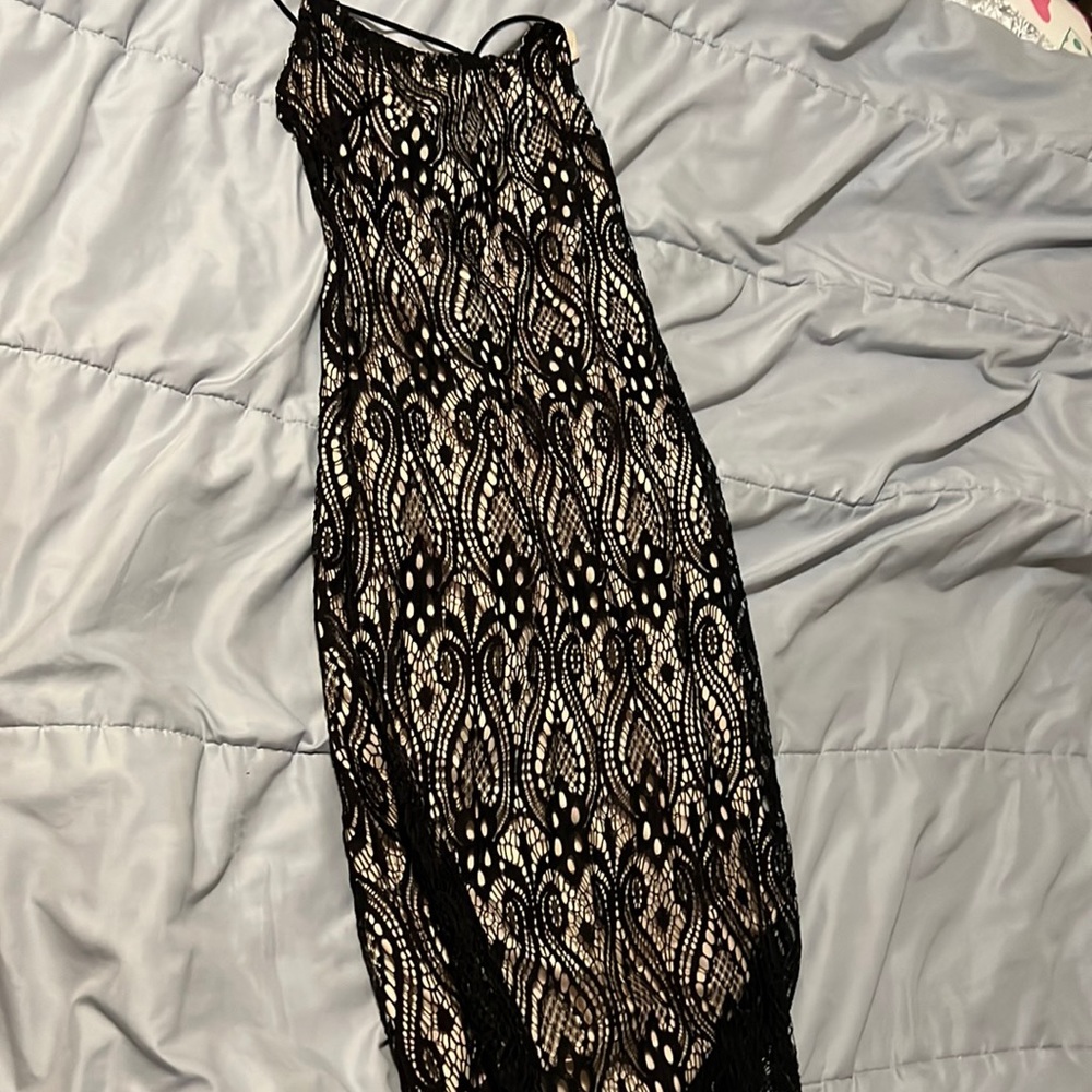 Black and Tan dress